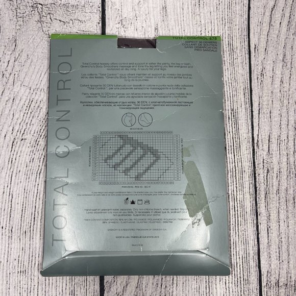 NWT Givenchy Total Control Body Smoothers 30 Denier Beaucoup De Black Sz… - Picture 2 of 6
